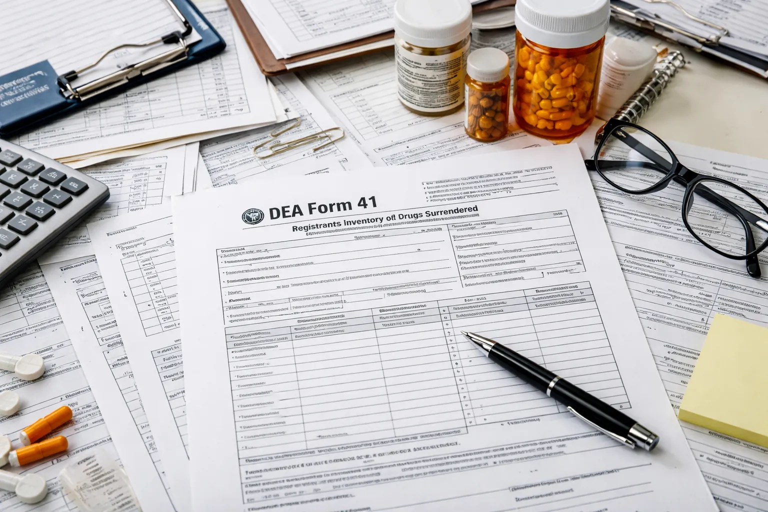 What You Need to Know About DEA Form 41 for Drug Destruction
